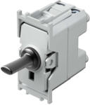 TEM Бутон NO/NC 16A, цвят Антрацит, Edge - SP61PA (SP61PA)