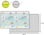 Skip Hop Kis világutazó PVC és BPA mentes játszószőnyeg 218x132cm 0m+