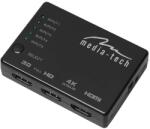 Media-Tech 5 portos HDMI Switch 4K