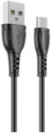 BOROFONE Cablu de Date Borofone BX51 Triumph, USB la MicroUSB, 1m, 2.4A, Negru