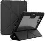 Nillkin iPad Pro 12.9 2022 Nillkin Bumper Leather Műanyag Védő Aktív Flip, Ceruza Tartó, Fekete