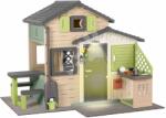 Smoby Domček Priateľov, set de bază în culori naturale, Friends House Evo Playhouse Life Smoby cu podea și lampă extensibilă (SM810251-P) Casuta pentru copii