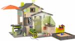 Smoby Casă a Prietenilor, complet echipată pentru meteorologi, Friends House Evo Playhouse Life Smoby extensibilă, în culori naturale (SM810251-2O) Casuta pentru copii