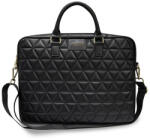 GUESS Torba Quilted GUCB15QLBK 16" tablet táska, fekete