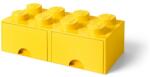 NHG LEGO Fiókos tárolódoboz 2x4, sárga (40061732) - officedepot