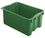 LA-KA-PE Cutie depozitare LA-KA-PE 45L 600x400x250mm verde (LB60/40GRUEN) - constructii-mag