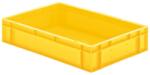 LA-KA-PE Cutie stivuibila LA-KA-PE TK600/120-0 600x400x120mm galbena fara maner (TK600/120-0GELB)