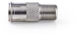 Nedis CSGP41956ME műholdas és antenna adapter, 10 db, F Férfi Gyors, F Nő, Nikkelezett, 75 Ohm, Egyenes, Fém, Ezüs (CSGP41956ME)