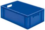 LA-KA-PE Cutie stivuibila LA-KA-PE TK600/210-0 600x400x210mm albastra cu maner (TK600/210-0BLAU)
