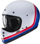 HJC V60 Scoby MC21 zárt motoros bukósisak fehér-piros-kék