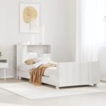 vidaXL fehér tömör fenyőfa ágy matrac nélkül 90 x 200 cm (3323669)