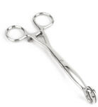 Mr. Steel Cube Tongs O Shape Silver