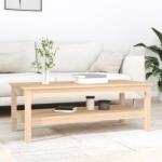 vidaXL tömör fenyőfa dohányzóasztal 110 x 50 x 40 cm (814274)