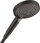 Hansgrohe Raindance Select S Kézizuhany 120, 3jet, PowderRain EcoSmart, Matt Fekete 26515670 (26515670)