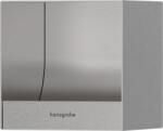 Hansgrohe XtraStoris Original Falba süllyesztett WC-papír tartó 150/150/140, Szálcsiszolt Rozsdamentes Acél 56065800 (56065800)