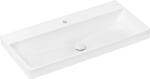 Hansgrohe Xelu Q Pultra ültetett mosdótál 1000/480 csapfurattal, túlfolyó nélkül, SmartClean, Fehér 61039450 (61039450)