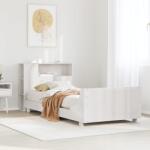 vidaXL fehér tömör fenyőfa ágykeret matrac nélkül 90 x 190 cm (3323672)