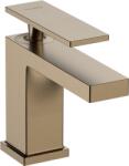 Hansgrohe Tecturis E Egykaros mosdócsaptelep 80, Hideginítású, automata lefolyógarnitúrával, Szálcsiszolt Bronz 73004140 (73004140)