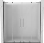 Mexen Velar L Duo, tolózuhanyajtó nyitáshoz 170 cm, 8 mm-es mattüveg, polírozott grafit, 871-170-003-32-95 (871-170-003-32-95)