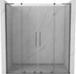 Mexen Velar L Duo, tolózuhanyajtó nyitáshoz 180 cm, 8 mm átlátszó üveg, polírozott grafit, 871-180-003-02-95 (871-180-003-02-95)