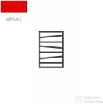 Radeco VIBO 1 821x550 design radiátor, WENUS 7 (piros) színben (Radeco_VIBO_1_WENUS7)