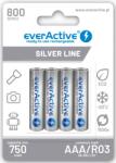 everActive Aaa R03 Ni-MH akkumulátorok everActive 800mAh Silver Line (4 db-os doboz) (EVHRL03-800)