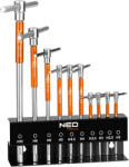 NEO TOOLS Imbuszkulcs készlet, T-fogantyús, 2-10mm, 10db-os (09-509) - szerszamparadicsom