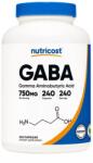 Nutricost GABA 750 mg (240 kapszula) - Gamma-amino-vajsav 240 kapszula