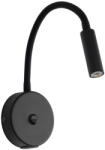TK Lighting Lagos 1xG9 fekete fali lámpa USB csatlakozóval TK Lighting (ELM 10200)