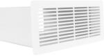 Dalap 972 PVC szögletes szellőzőrács a csővezeték lezárására, 220x90 mm, fehér