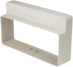 Dalap PVC átalakító idom szögletes csővezetékbe 220x90 mm / 220x133 mm