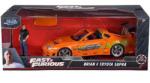 Jada Toys Fast &, Furious: Brian figurină și Toyota Supra model auto 1/24 - Simba Toys (9330738314R00)