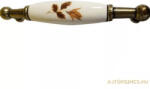 Gomboss Bútorfogantyú/Fiókhúzó 1043 Barna virágos 96 mm (30-F00191-71)