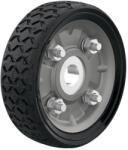  PRETUL RD-41 Tömör gumikerék molnárkocsihoz, 1 csapággyal, 115 mm (45476) (T45476)