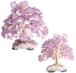  Pomul Vietii din Ametist Lavanda Natural - Echilibru si Liniste Interioara - Suport Ametist - 38x34x25 cm - 1 Buc