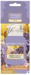 Yankee Candle Lemon Lavender Papír Autóillatosító - yankeegyertya