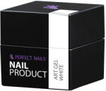 Perfect Nails Art Gel - Műköröm Díszítő Színes Zselé - White (PNZ305)
