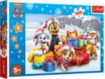 Trefl PUZZLE TREFL 100 PIESE PATRULA CATELUSILOR CRACIUNUL ALATURI DE PATRULA SuperHeroes ToysZone Puzzle
