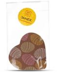 Čokoládovna JANEK Tejes csokoládé szív húsvéti mintával 14 g (ČJmsvp14)