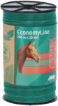 Kerbl EconomyLine villanypásztor szalag - 20 mm, 200 m, zöld/szürke
