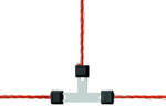 Kerbl Litzclip® villanypásztor vezeték-T-összekötő - max. 3 mm-es vezetékhez, 5 db/cs
