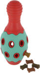 Kerbl ToyFastic jutalomfalattal tölthető tölcsér - piros, 17 x 6 x 4 cm