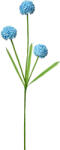 Clayre & Eef Set 3 flori artificiale verzi albastre 12x8x84 cm (5PL0132BL)