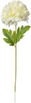 Clayre & Eef Set 3 Crizanteme artificiale albe verzi 15x15x80 cm (5PL0133W)