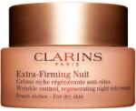 Clarins Extra-Firming Night For Dry Skin регенериращ нощен крем против бръчки за суха кожа за жени 50 мл