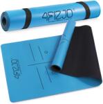4FIZJO Saltea de exerciții din cauciuc anti-alunecare 4 mm