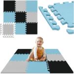 4FIZJO Set de 9 covorașe puzzle 90x90 - „Cer albastru