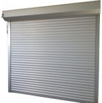Bestroll Group Ușă garaj automată 3600L x 4000H, argintiu 9006, lamele 77mm