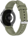 RMPACK Samsung Galaxy Watch4 40mm 42mm / Watch4 Classic 44mm Classic 46mm Óraszíj Szilikon Pótszíj TrendyStyle KatonaZöld