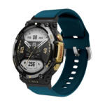 RMPACK Amazfit T-REX 2 Pótszíj Szilikon Szíj Óraszíj Natural Soft Sötétkék